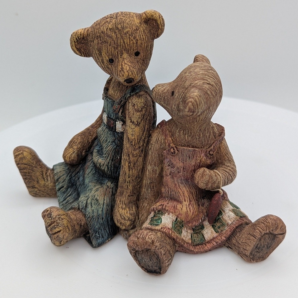 Boyds Bears Collection "Life Times" Sisters of the Heart Bear Figurine 2007